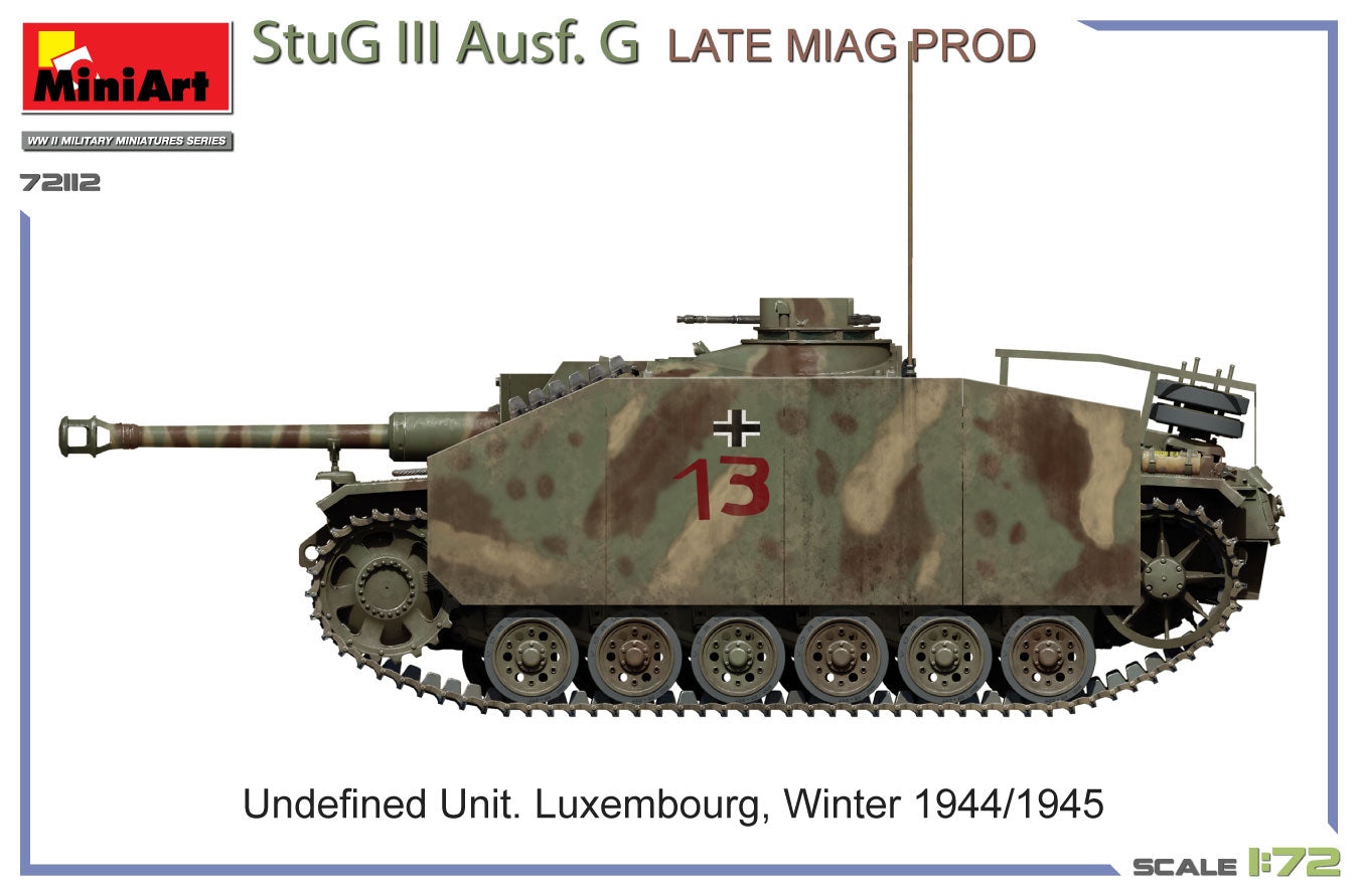 1/72 StuG III Ausf. G  Late Miag Prod.