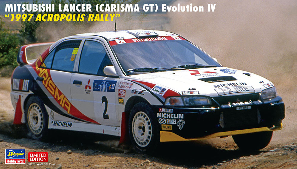 1/24 Mitsubishi Lancer (Carisma GT) Evolution IV "1997 Acropolis Rally"