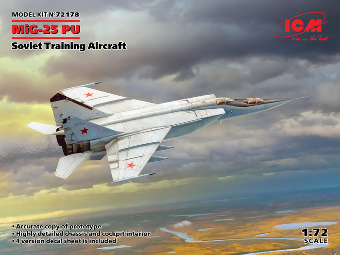 1/72 MiG-25PU Soviet Training Aircraft
