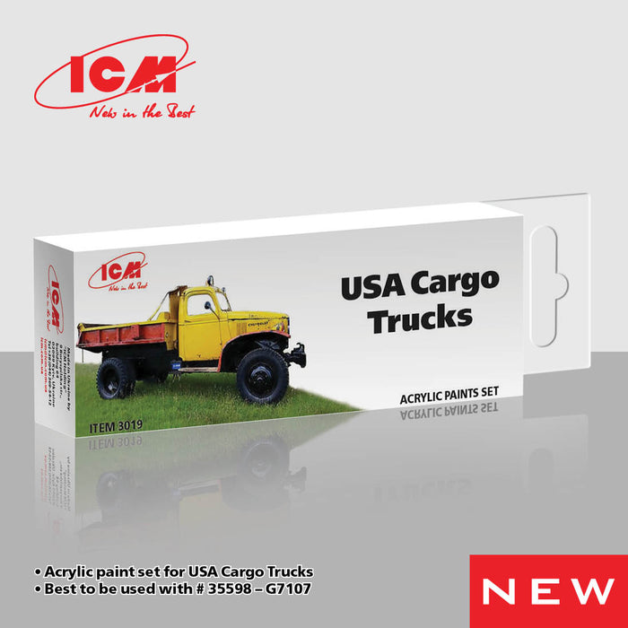 ACRYLIC SETS US Cargo Trucks (6 bottles x 12 ml)