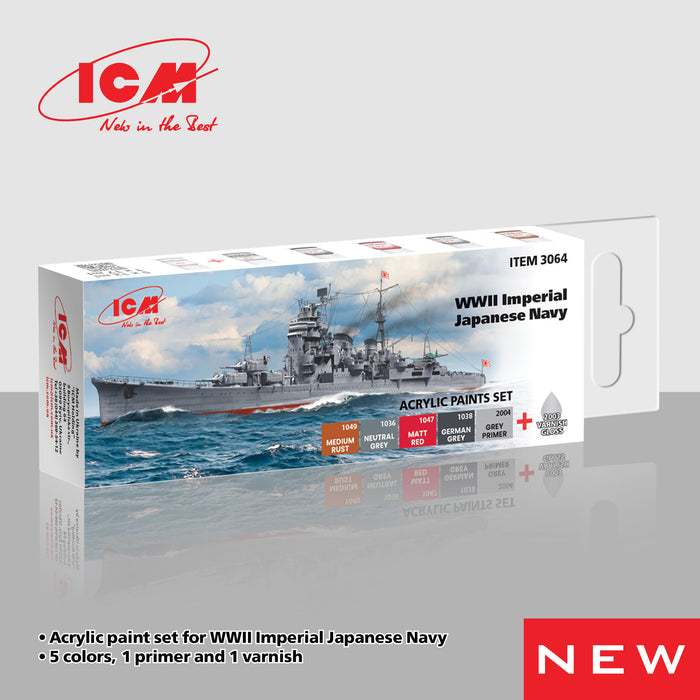 ACRYLIC SETS WWII Imperial Japanese Navy (6 bottles x 12 ml)
