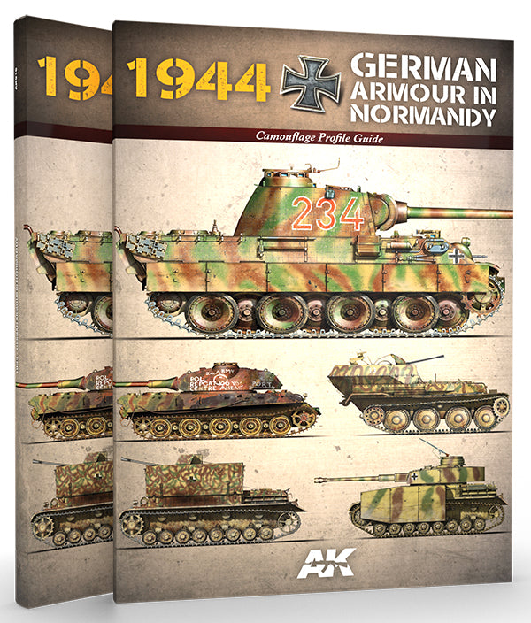 1944 German Armour In Normandy  Camouflage Profile Guide - English