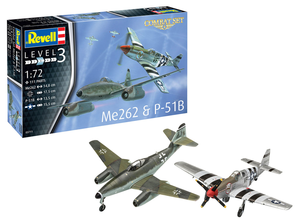 1/72 Me262 & P-51B - Combat Set