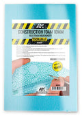 Construction Foam 10mm - Blue Foam 195x295 mm (2 Sheets)