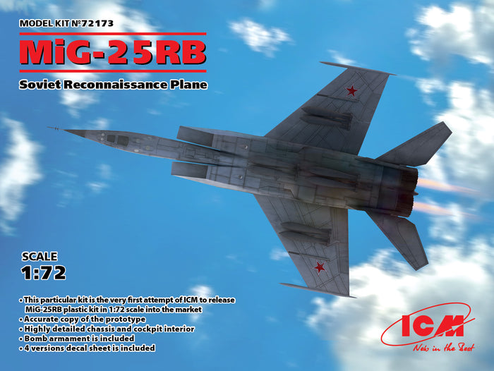 1/72 MiG-25 RB Soviet Reconnaissance Plane