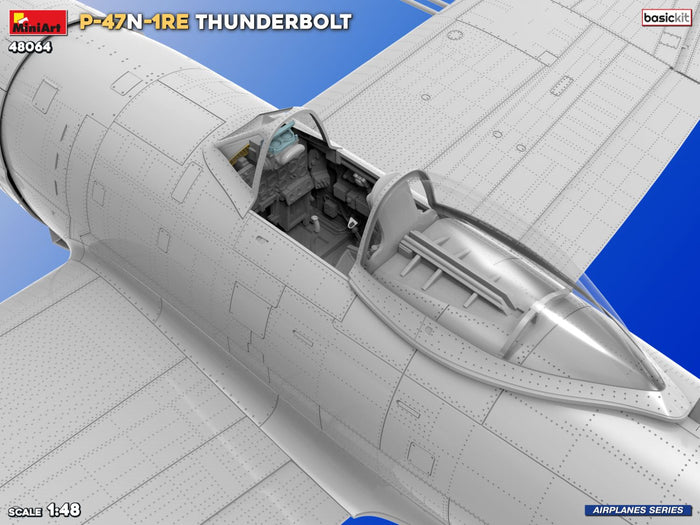 1/48 P-47N-1RE Thunderbolt. Basic Kit