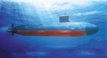 1/350 USS SSN Sea-Wolf attack Submarine