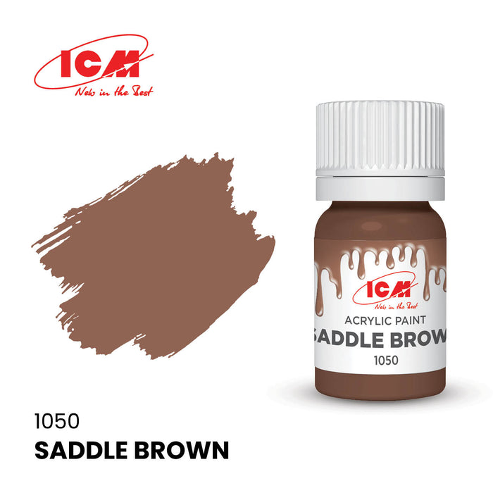 ACRYLIC PAINT Saddle Brown 12 ml