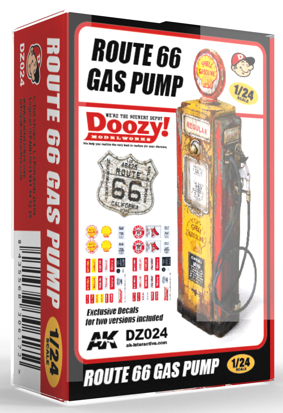 DOOZY! 1/24 ROUTE 66 GAS PUMP