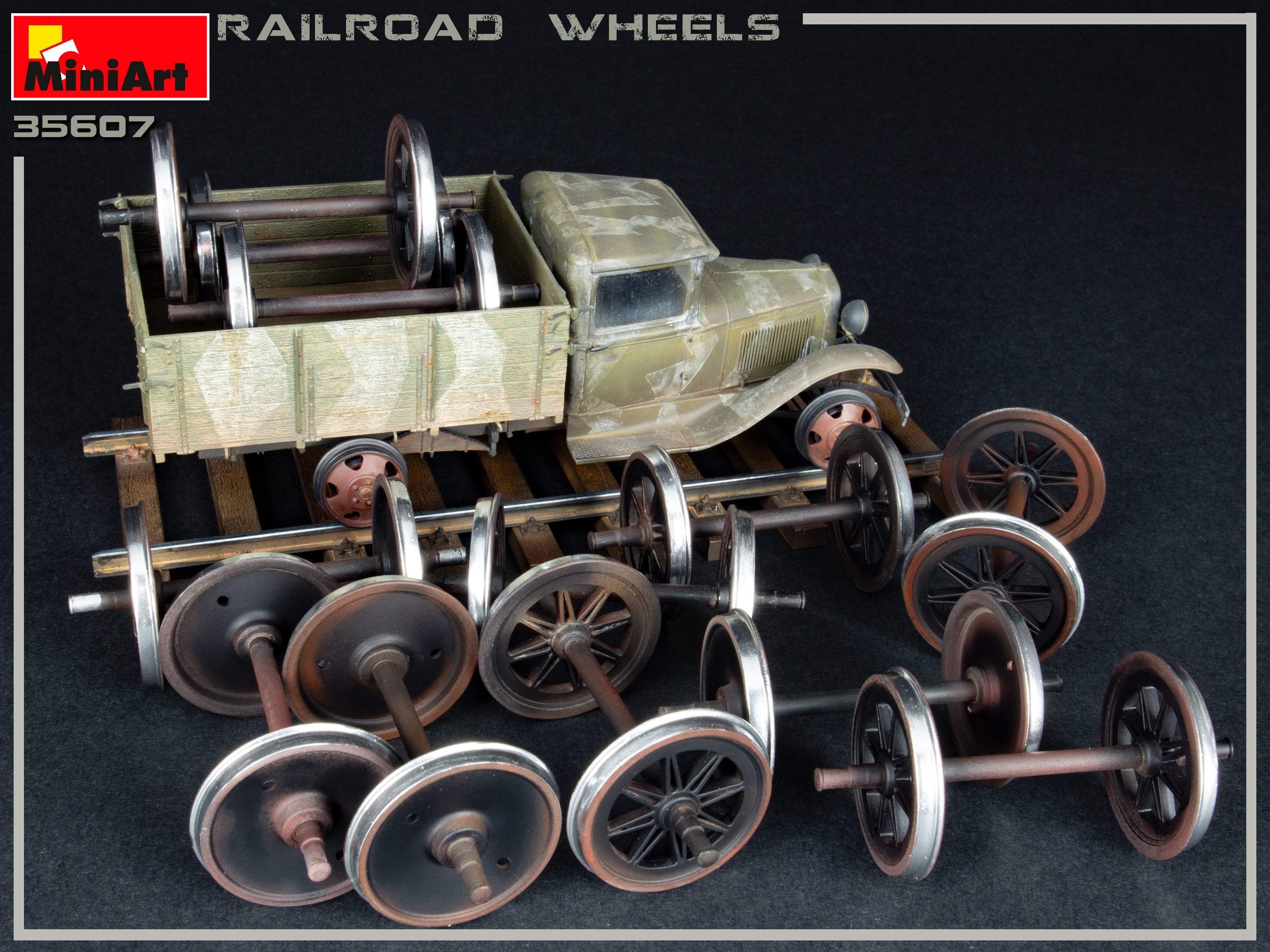 1/35 Railroad Wheels