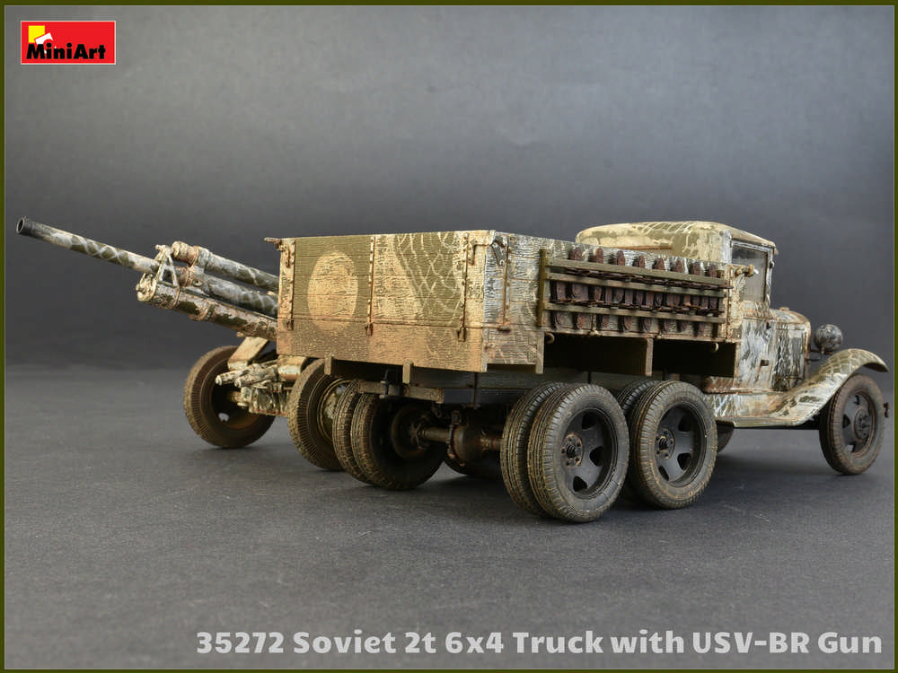 1/35 Soviet 2T 6x4 Truck with 76mm USV-BR Gun