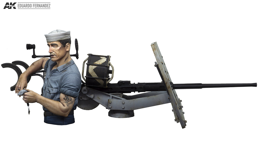 1/10 Midway "Tarfu" Oerlikon 20mm Machine Gunner USS Enterprise