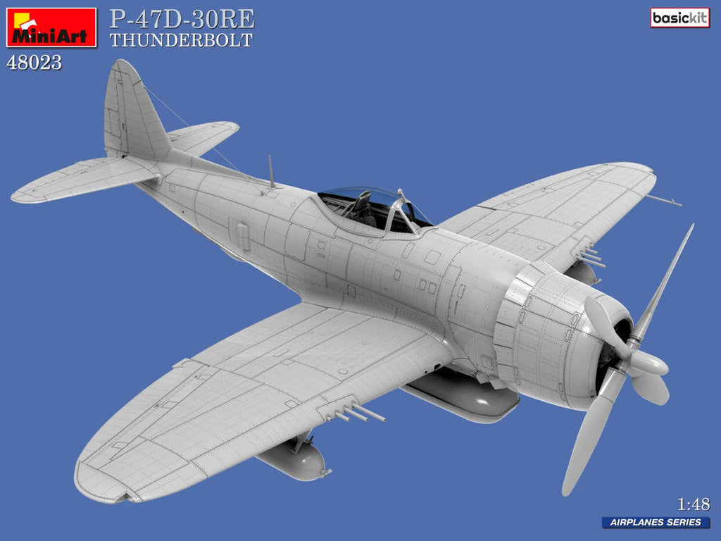 1/48 P-47D-30RE Thunderbolt. Basic Kit