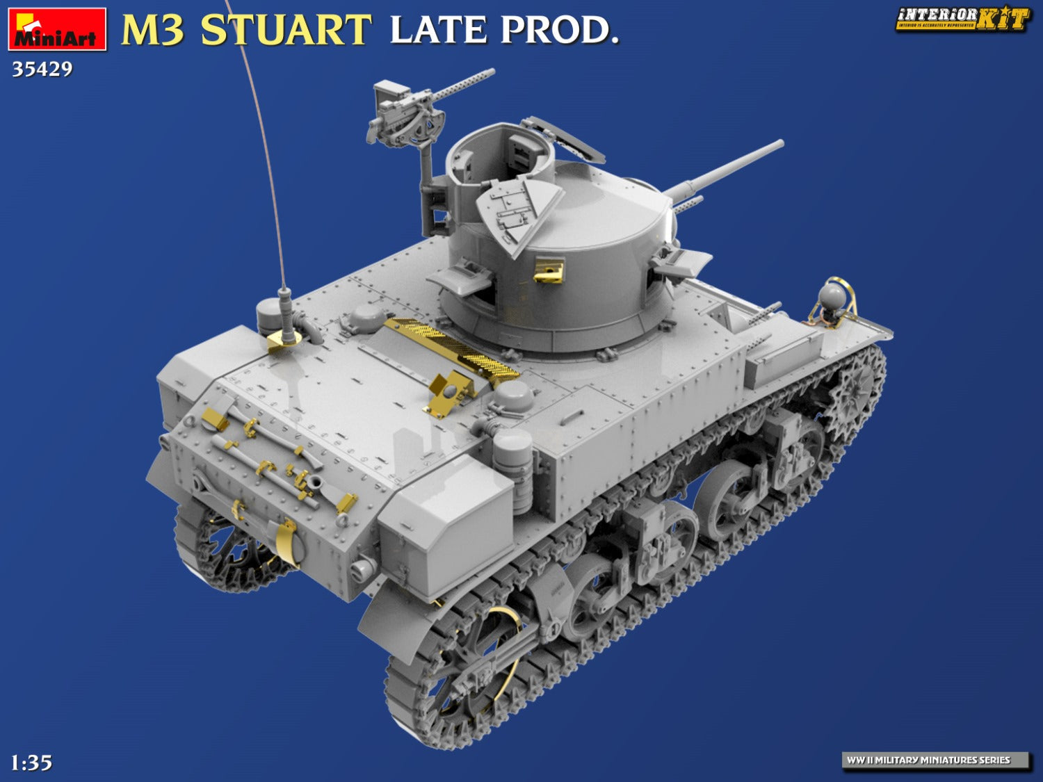 1/35 M3 Stuart Late Prod. Interior Kit