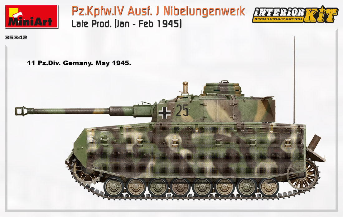1/35 Pz.Kpfw.IV Ausf. J Nibelungenwerk Late Prod. (Jan - Feb 1945)