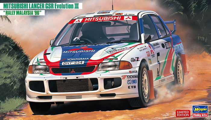 1/24 Mitsubishi Lancer GSR Evolution III "Rally Malaysia 1996"