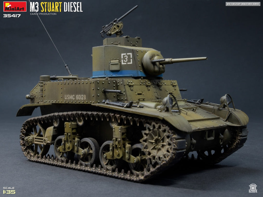 1/35 M3 Stuart Diesel Early Production