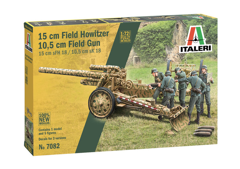 1/72 15cm Field Howitzer 10,5 cm Field Gun