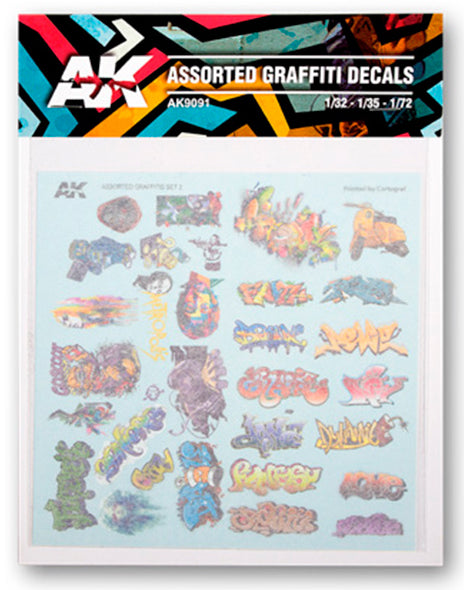 Assorted Graffiti Decals