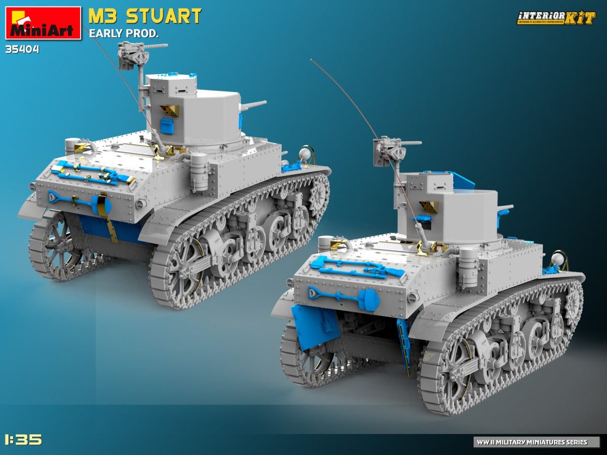 1/35 M3 Stuart Early Prod. Interior Kit