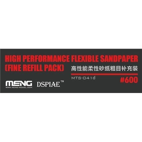 High Performance Flexible Sandpaper Fine Refill Pack 600