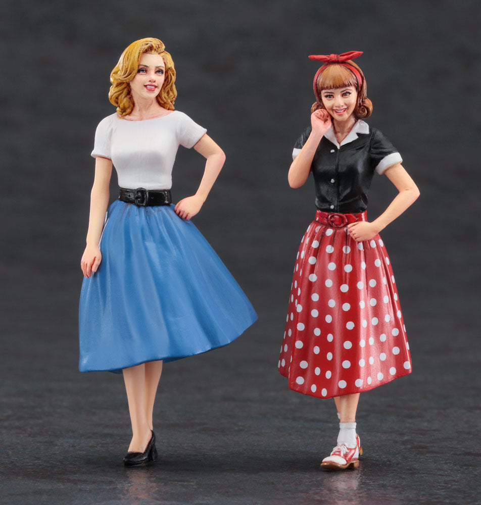 1/24 50's American Girls Figure