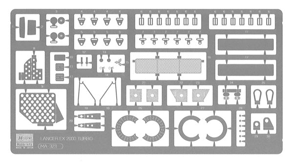 1/24 Detail Up Etching Parts Mitsubishi Lancer Ex Turbo Rally