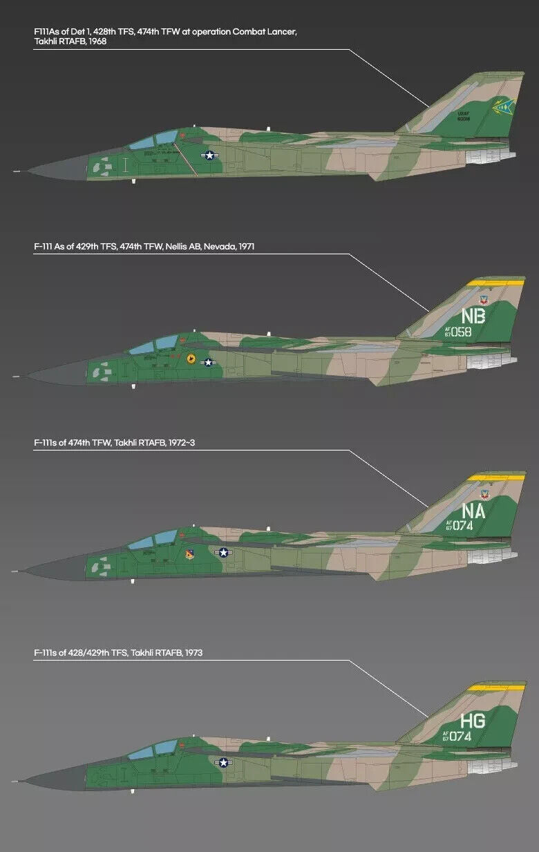 1/48 USAF F-111A Adrdvark "Vietnam War