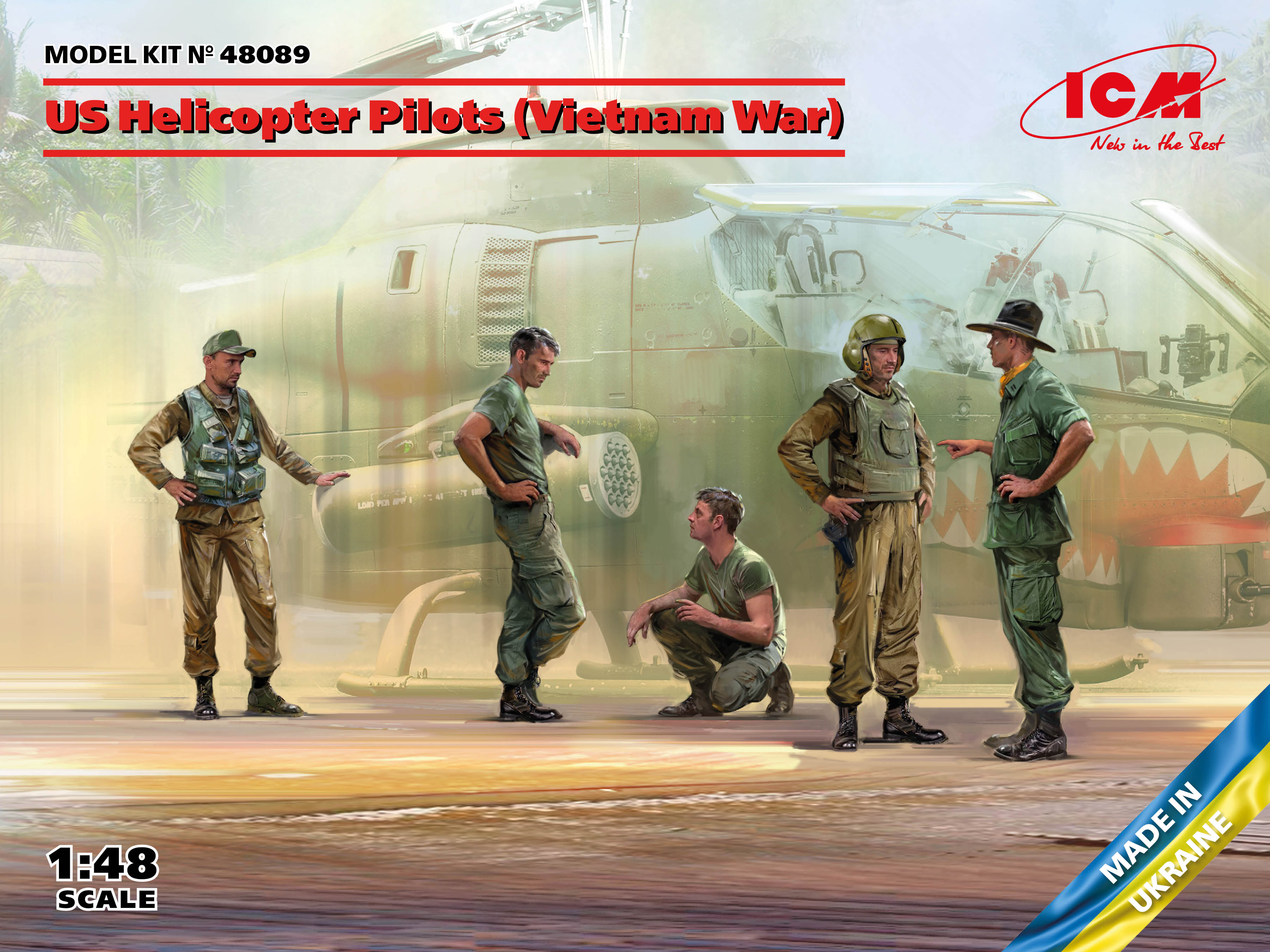 1/48 US Helicopter Pilots (Vietnam War)
