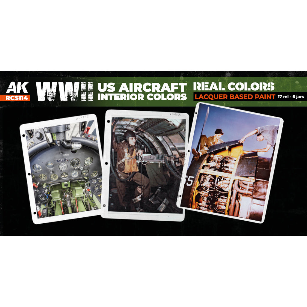 WWII US Aircraft Interior Colors SET