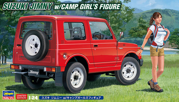 1/24 Suzuki Jimny with Camp Girl's Figure