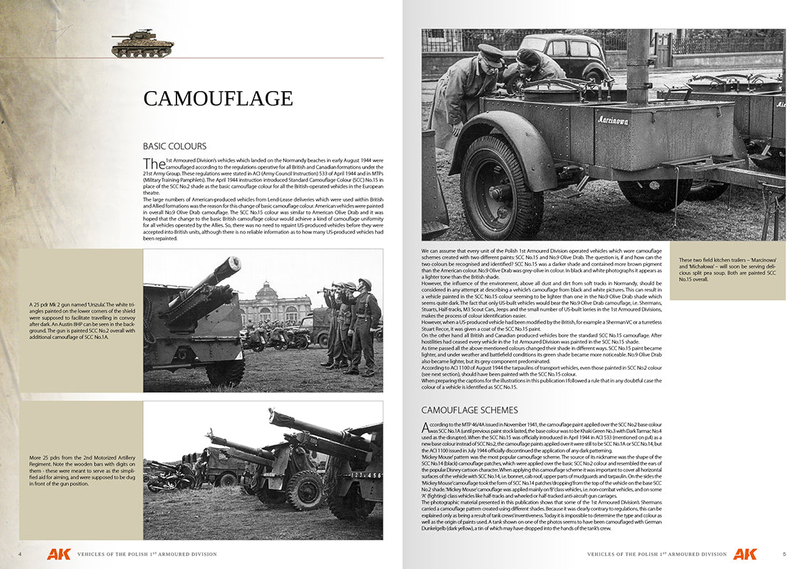 Vehicles Of The Polish 1st Armoured Division (Camouflage Profile Guide) English