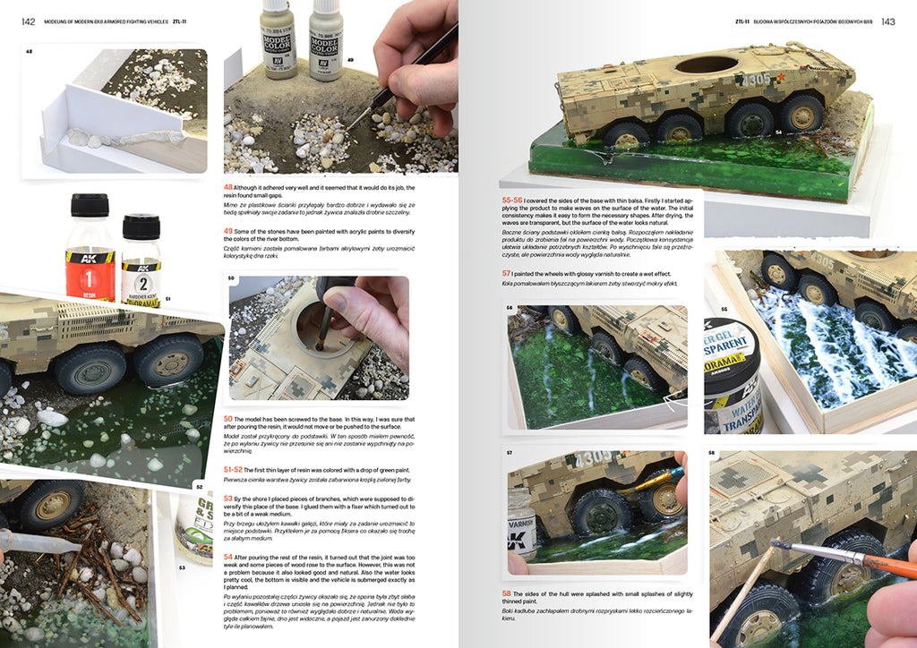 Modeling Modern Armored Fighting 8x8 Vehicles - Bilingual EN-PL