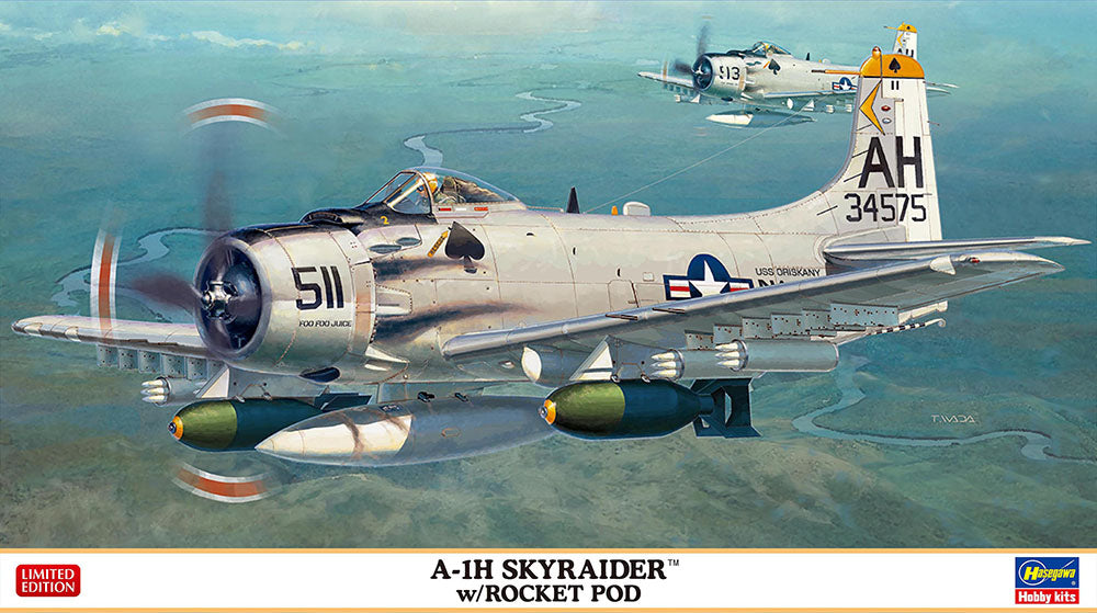 1/72 A-1H Skyrader with Rocket Pod