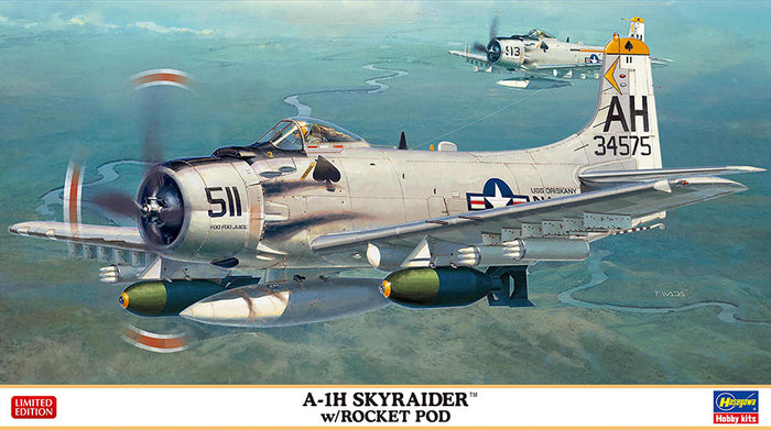 1/72 A-1H Skyrader with Rocket Pod