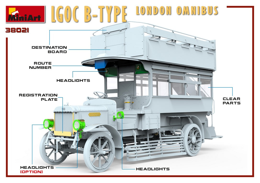 1/35 LGOC B-Type London Omnibus