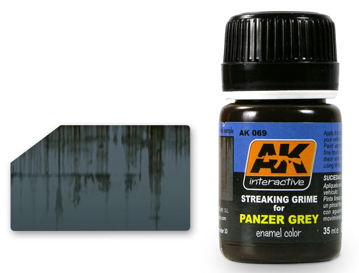 Streaking Grime for Panzer Grey Vehicles