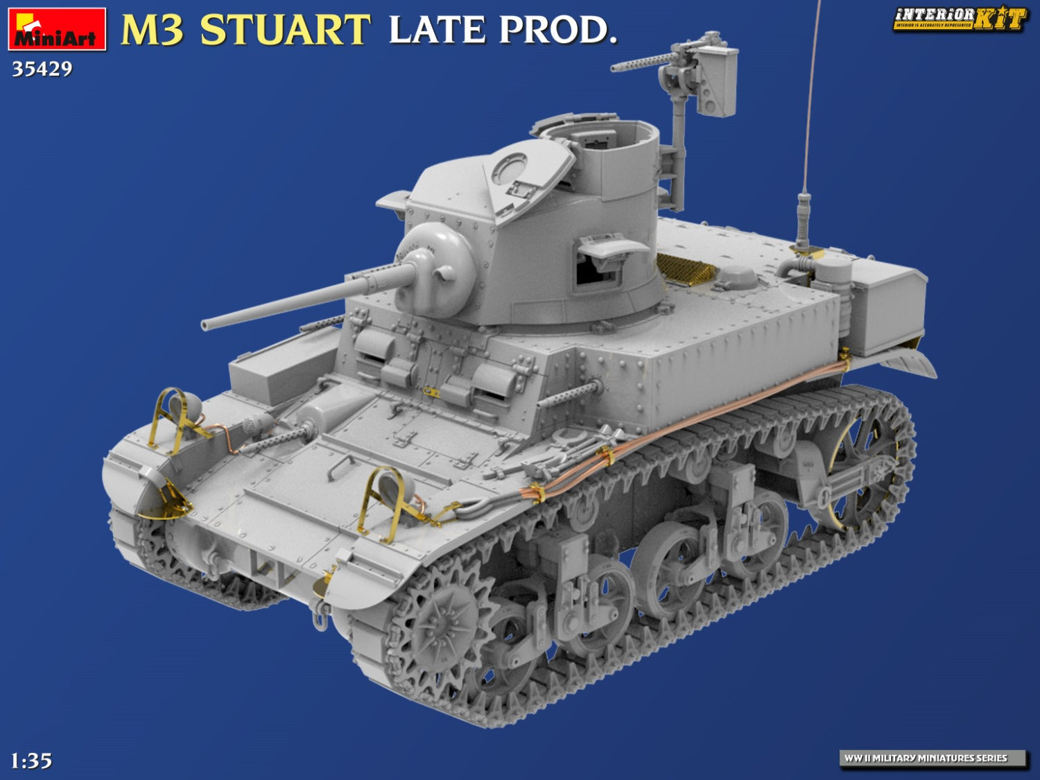 1/35 M3 Stuart Late Prod. Interior Kit