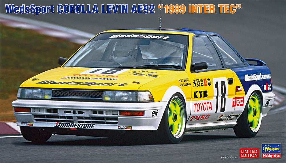 1/24 WedsSport Corolla Levin AE92 "1989 Inter Tec"