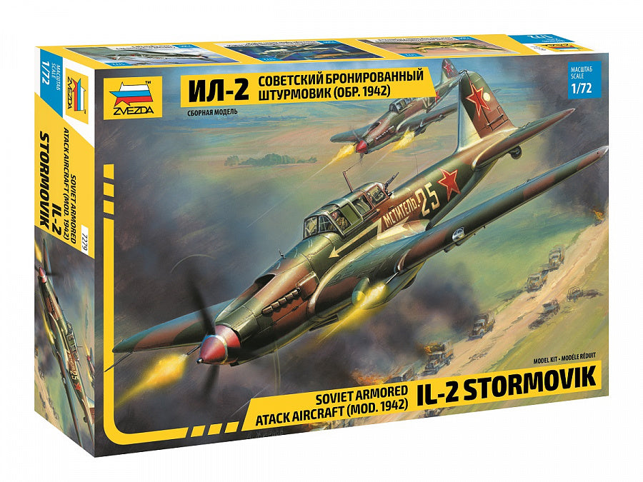 1/72 Soviet Armored Atack Aircraft IL-2 Stormovik Mod. 1942