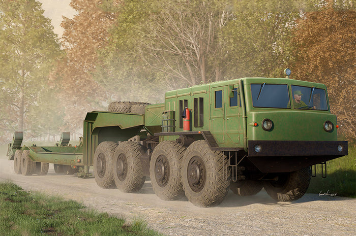 1/35 MAZ-545 Transporter with CHMZAP-5247G Semi-trailer