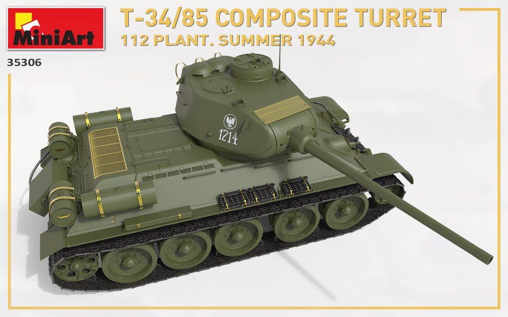 1/35 T-34/85 Composite Turret. 112 Plant. Summer 1944