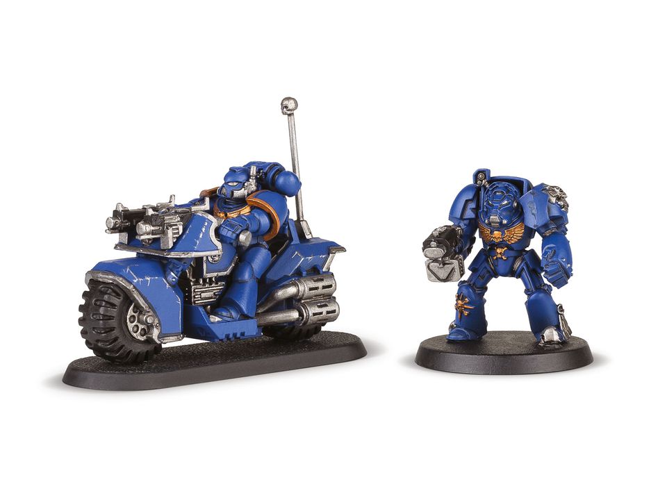 Set Warhammer 40K Space Marine Bike Attack