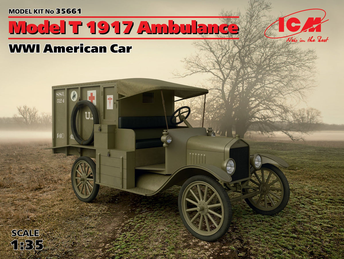 1/35 Model T 1917 Ambulance WWI American Car