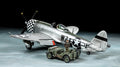 1/48 P-47D Thunderbolt Bubbletop with 1/4-Ton 4X4 Light Vehicle