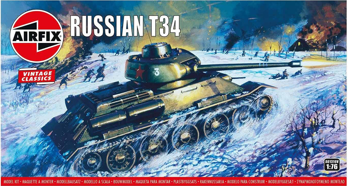 1/76 VINTAGE CLASSIC: Russian T-34 Medium Tank
