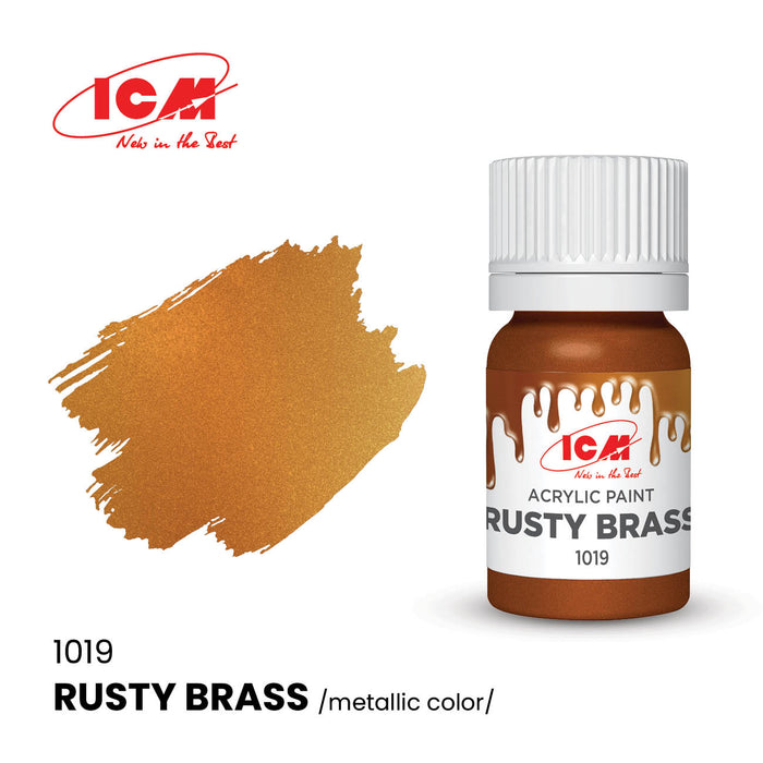 ACRYLIC PAINT Rusty Brass 12 ml
