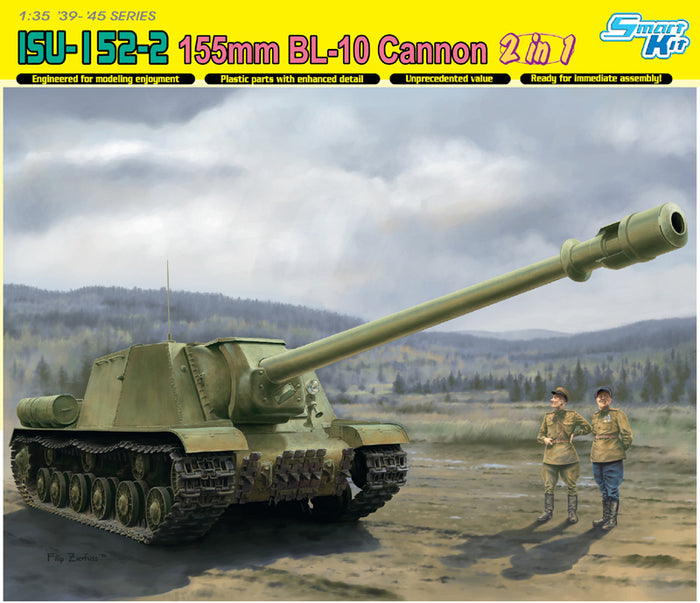 1/35 ISU-152-2 155mm BL-10 Cannon 2in1