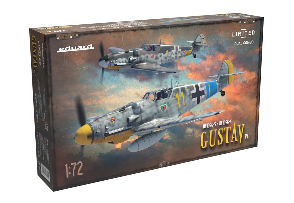 1/72 Gustav pt.1 Bf 109G-5 & Bf 109G-6 (Limited Dual Combo)