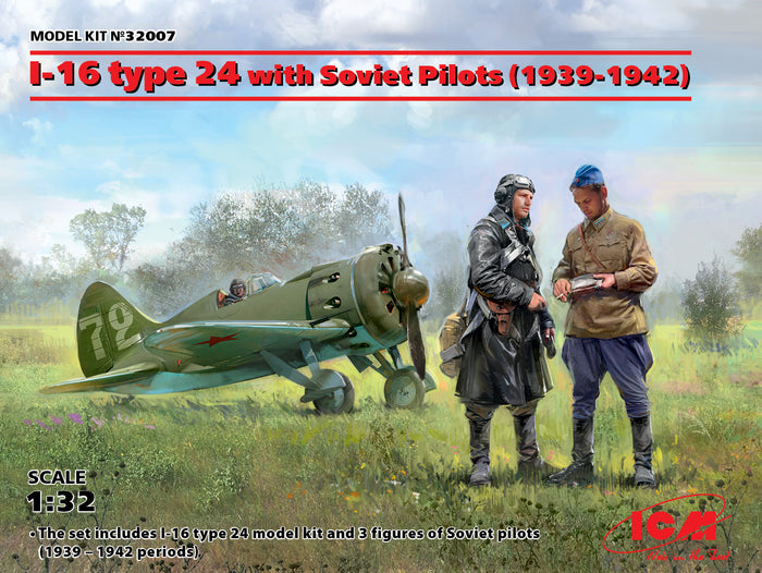 1/32 I-16 type 24 with Soviet Pilots 1939-1942